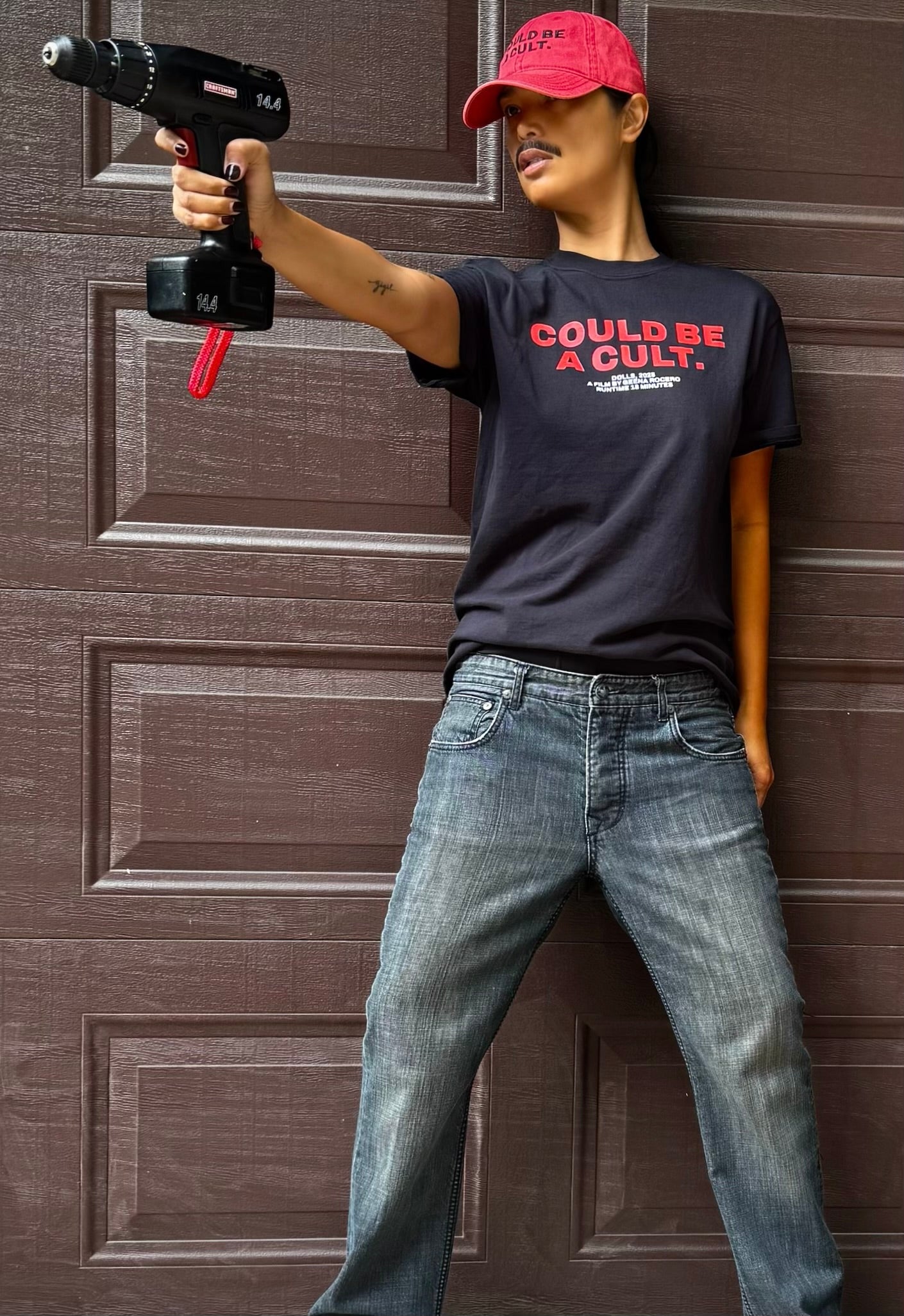 X DOLLS: COULD BE A CULT SHORT SLEEVE T-SHIRT IN BLACK