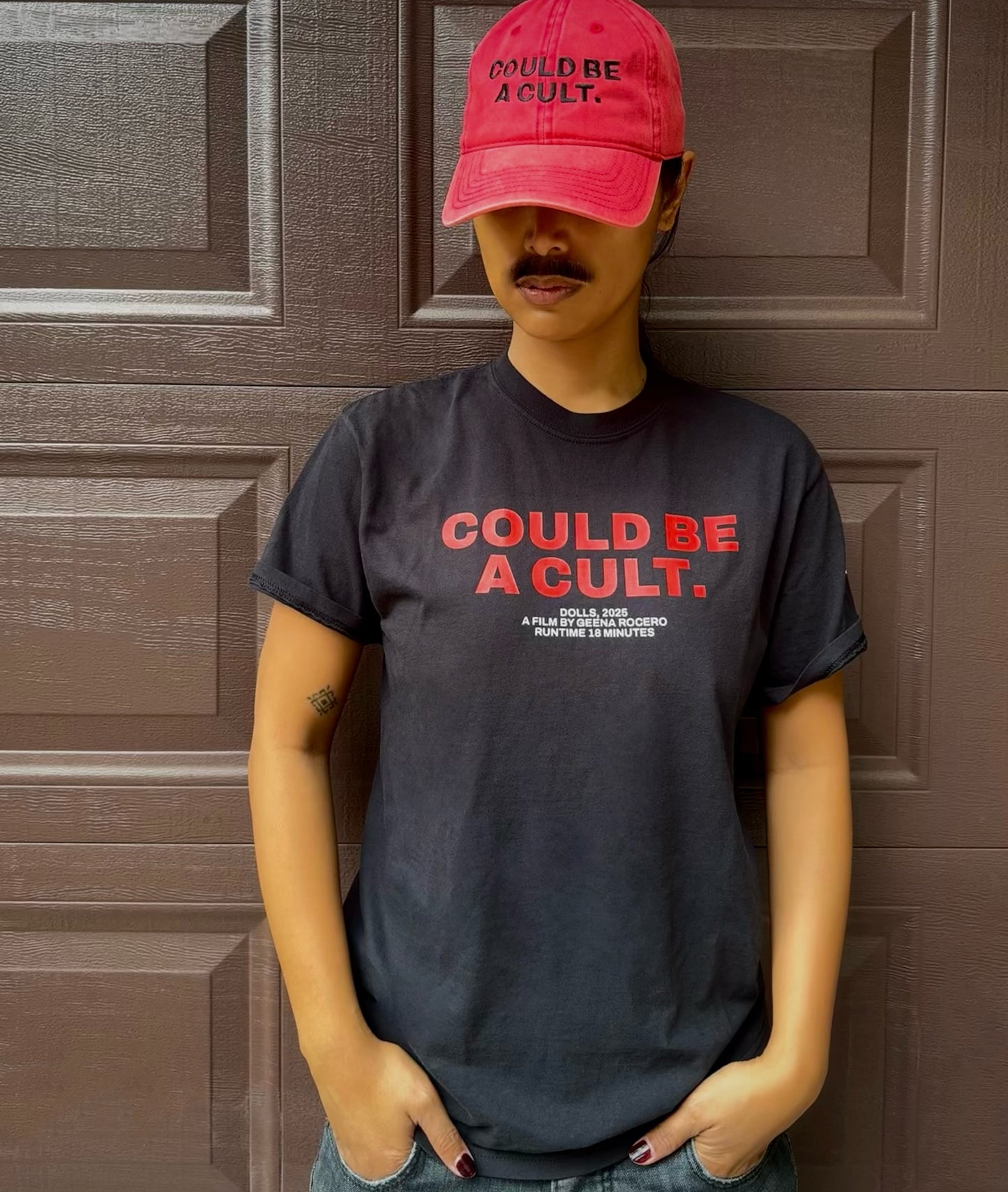 X DOLLS: COULD BE A CULT SHORT SLEEVE T-SHIRT IN BLACK