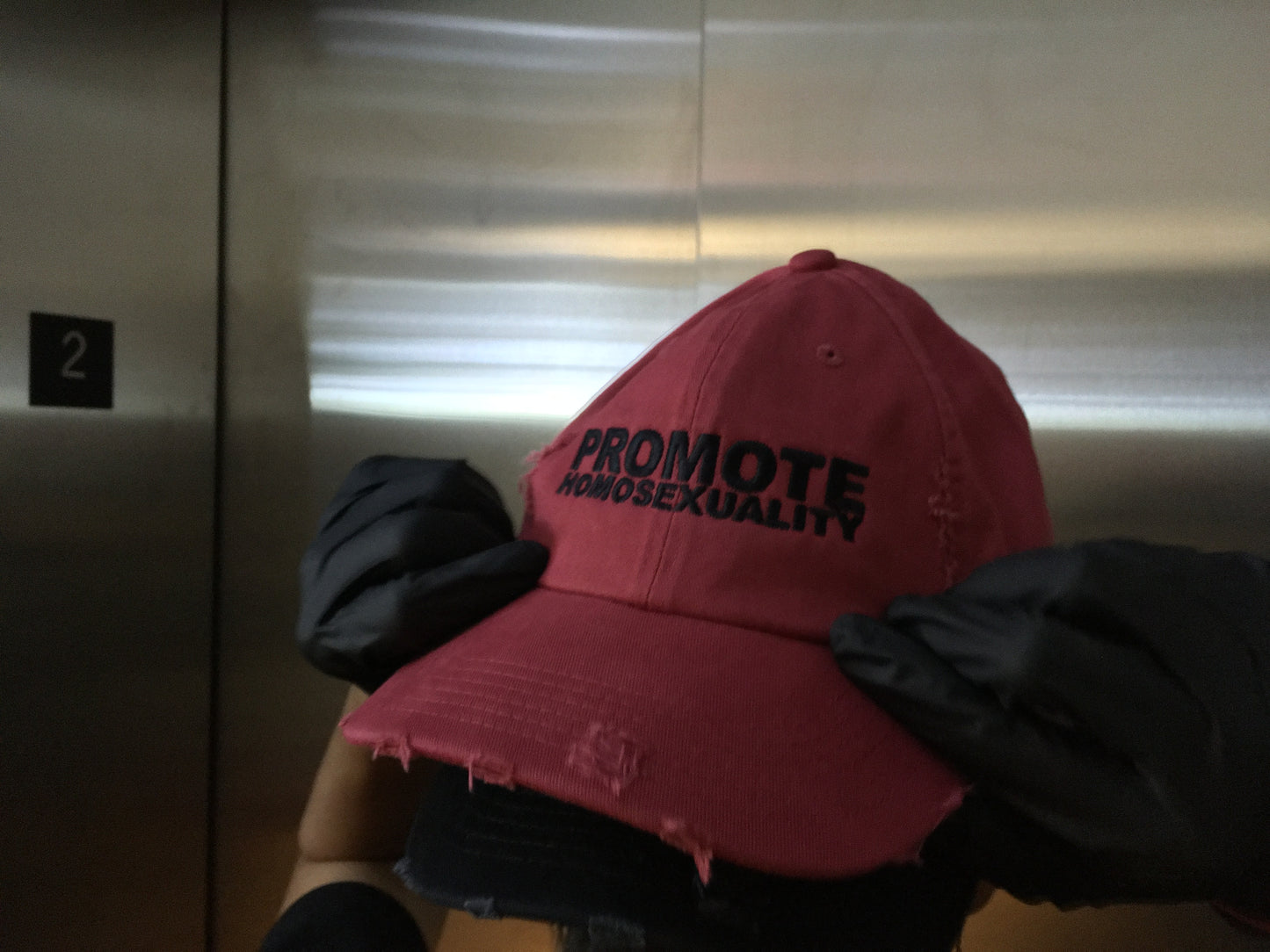 PROMOTE HOMOSEXUALITY CAP